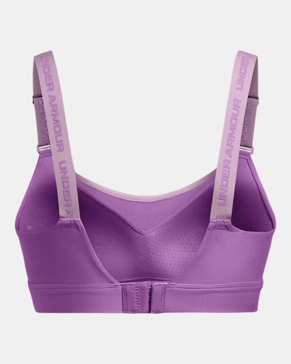 Bra deportivo de sujeción alta UA Infinity 2.0 para mujer, Purple, pdpMainDesktop image number 5